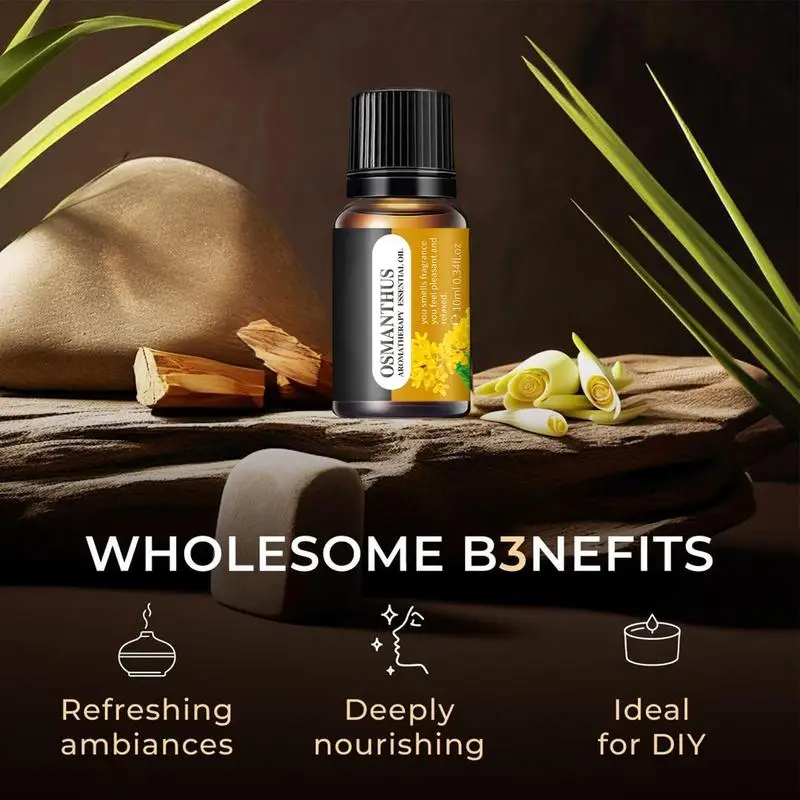 Aromatherapy Refill Liquid 10ml Aromatherapy Oil Water-Soluble Natural For Diffuser Humidifier