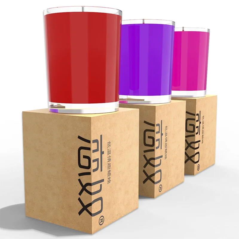 Sexy Low Temperature Candles Couples Flirting Three-Color Flame Retardant Cup Strawberry Rose Smoked Clothes Fragrance Adult Pro