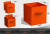 16407-bc876e.jpg Cube Storage Bins for Drawer and Closet Organization in Purple Green Orange Set of 6