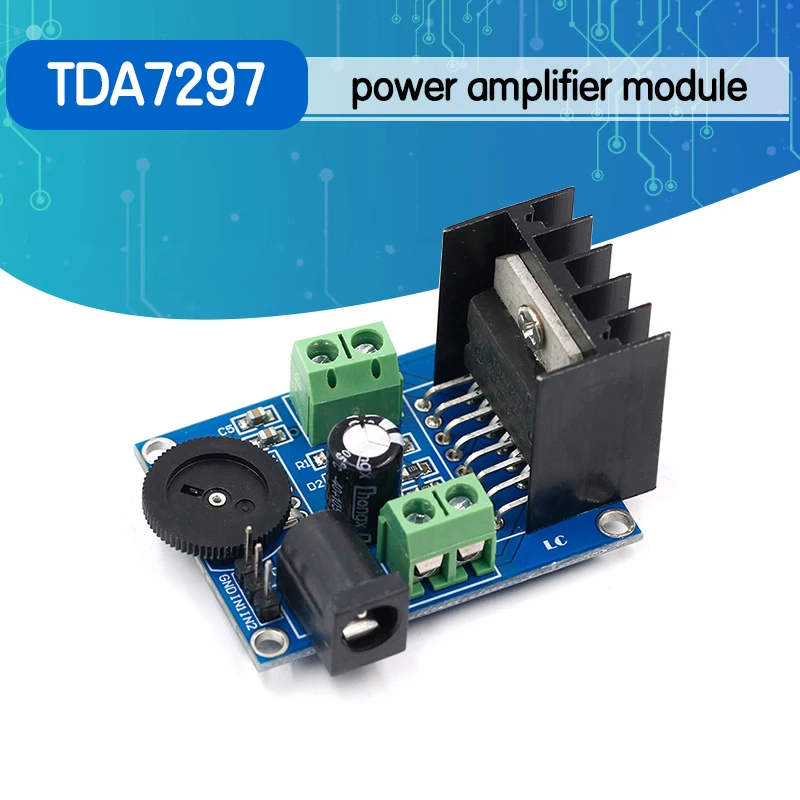 Dc 6 To 18v Tda7297 Power Amplifier Module Audio Amplifier Module