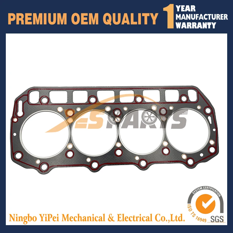 Прокладка головки цилиндра (композитная) для Yanmar 129902-01331 4TNE98 4TN98 4TNV98 |