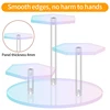 7-Tiers Acrylic Display Stand Cupcake Dolls Jewelry Storage Rack Cosmetic Display Holder Desktop Organizer Wedding Party Decor 4