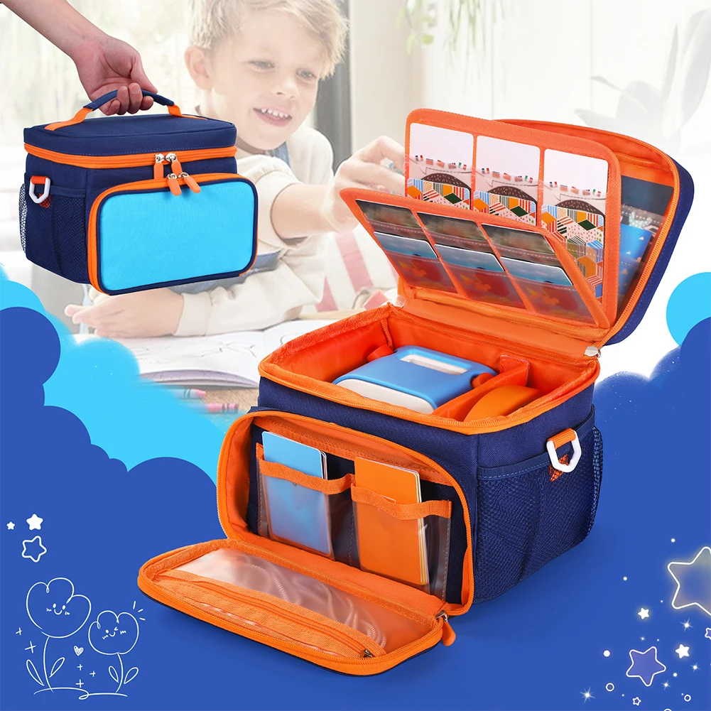 Carrying Case for Yoto Player (3rd Gen.) Travel Storage Bag with Shoulder Strap Travel Case Organizer Bag for Audio Player