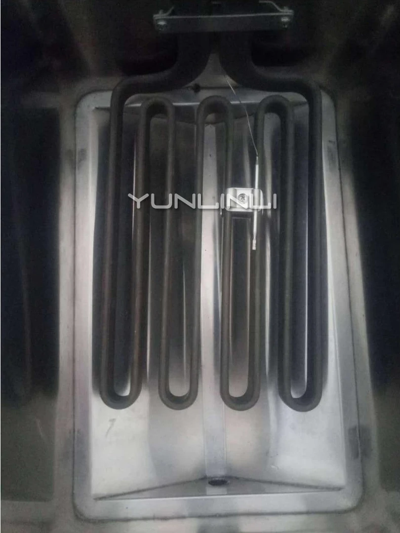 Version Desktop Electric Fryer Stainless Steel Single Cylinder French fries Chicken Commercial Kitchen Equipment