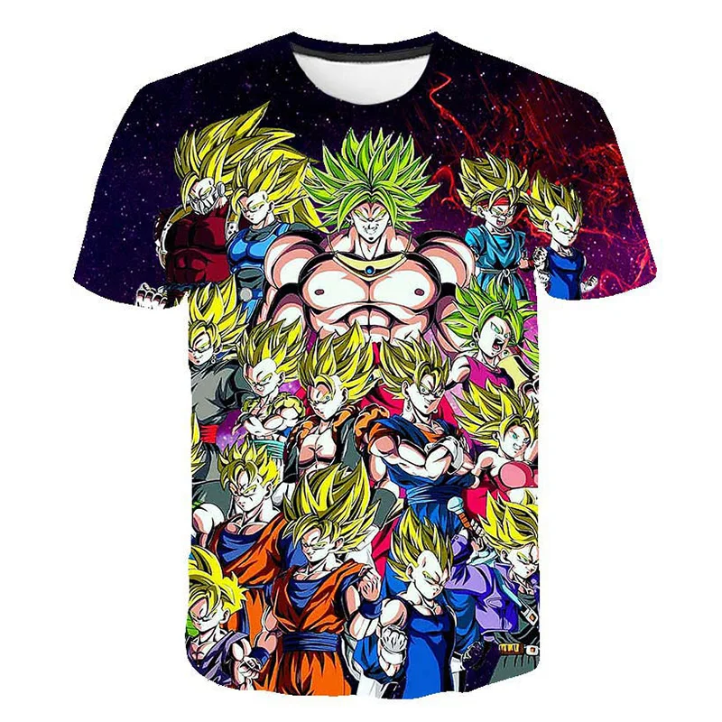 children's t shirt with animals	 Anime Dragon Ball Son Goku 3D Print Kids T Shirt Summer Fashion Casual T-shirt Boy Girl Unisex Children's Clothing Tshirt Tops t-shirt kid dress	