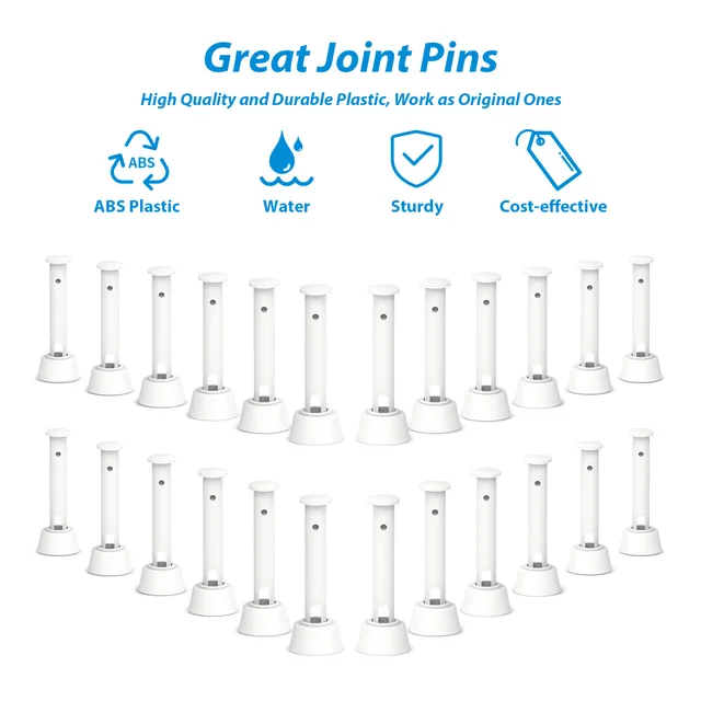 Műanyag Medence Ízületi Csapok És Tömítések Csere Alkatrészek Az Intex 13Ft-24Ft Kerekhez A 28270-28272 Sorozatú Fém Keretkészlethez - Image 5