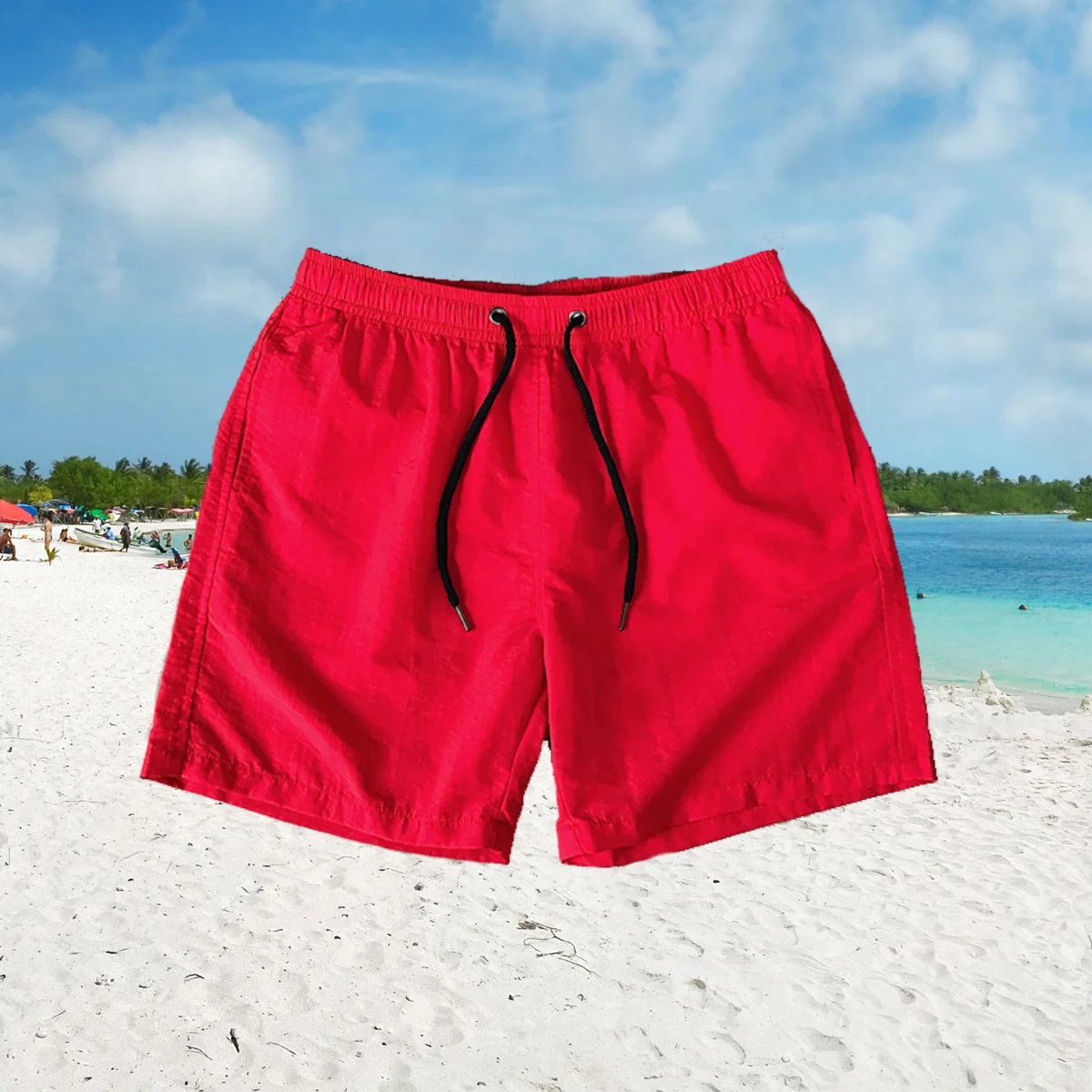 Men's Quick Dry Board Shorts Sportswear Summer Swim Trunks Shorts Bathing Trainning Breathable Surfing Beach Exercise Shorts 4