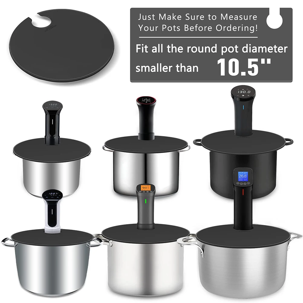 Silicone Pot Lid Silicone Sous Vide Lid for Cooking Stock Pots