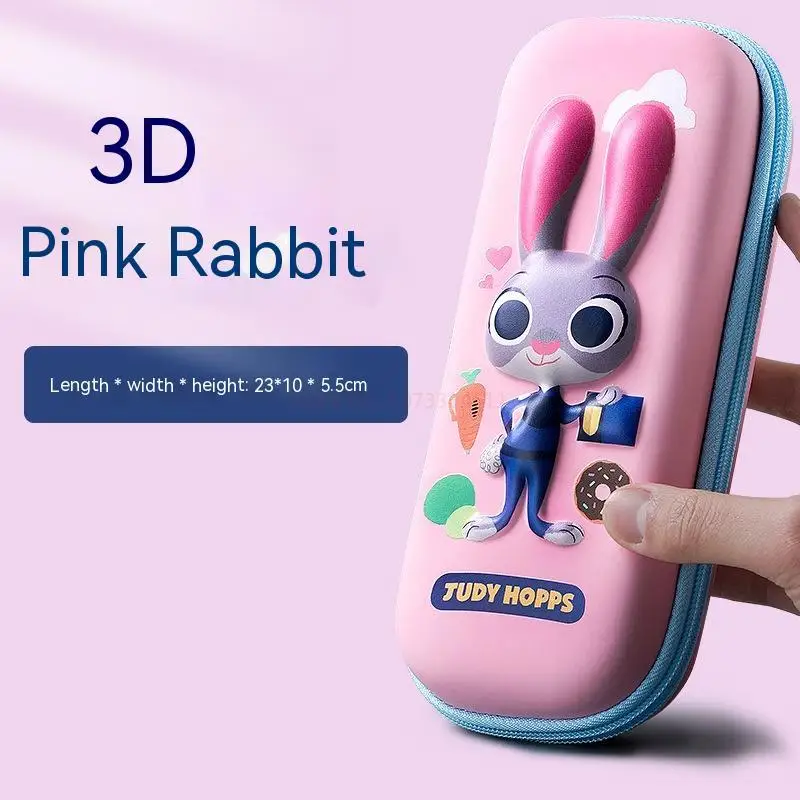 디즈니 주토피아 장난감, 주디 홉스 닉 와일드 외계인 렉스 스토리, 3D 입체 대용량 필통, 학용품 선물