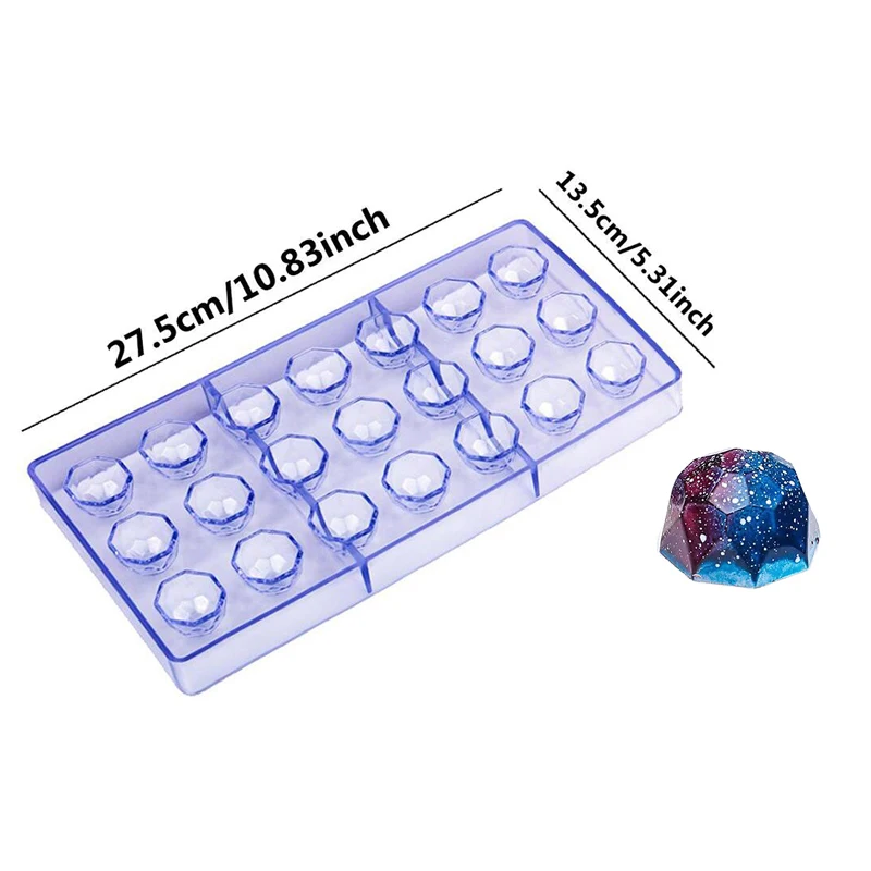 Chocolate Mold 3D Polycarbonate Transparent Plastic Kitchen Baking Tools for DIY Pastry... - SKU CMHB1738 - UGI Packaging