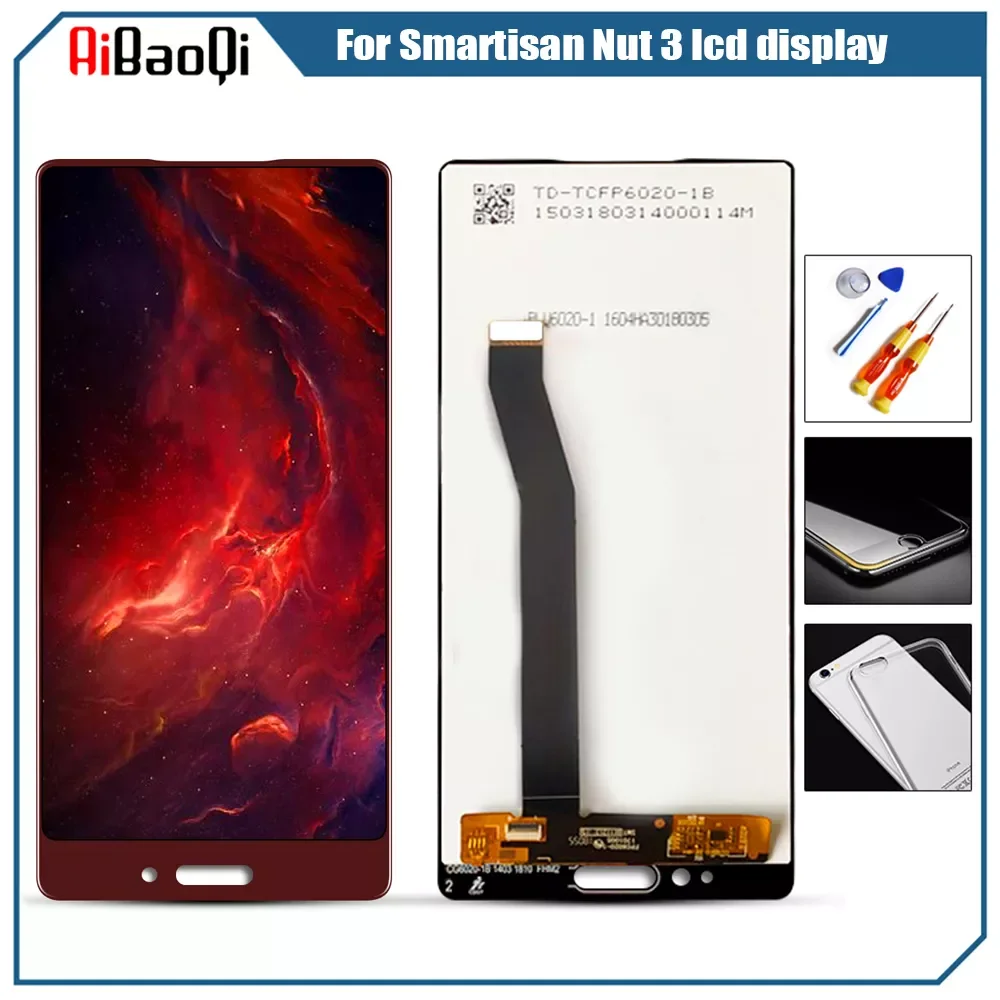 Smartisan Nut 3 ЖК-дисплей сенсорный экран дигитайзер с рамкой OC105 дисплей ЖК Ремонт