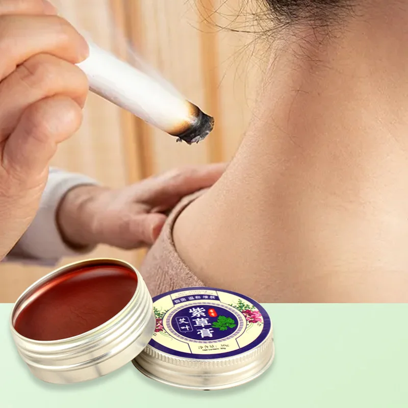 Nature Perilla Mugwort Extraction Cream Repellent Mosquitoes Relieve Itching Enhance Moxibustion's Effect Moxa Massage Ointment moxa massage ointment