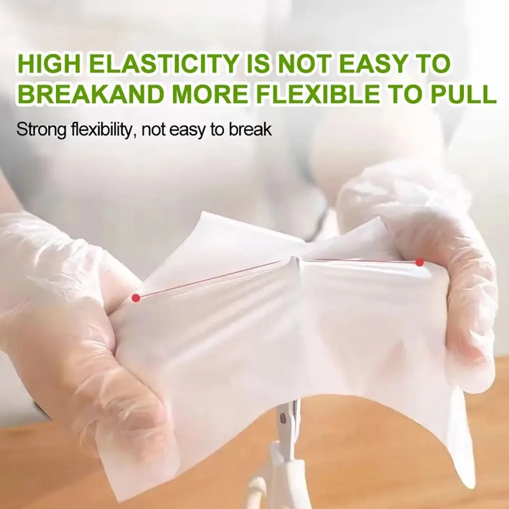 Disposable Gloves 100Pcs Acid TPE Work Safety Disposable Gloves New Transparent Food Grade Cleaning Gloves TPE Non-Slip Latex Free disposable gloves,disposable nitrile gloves,vinyl disposable gloves,disposable plastic gloves,kitchen cleaning gloves