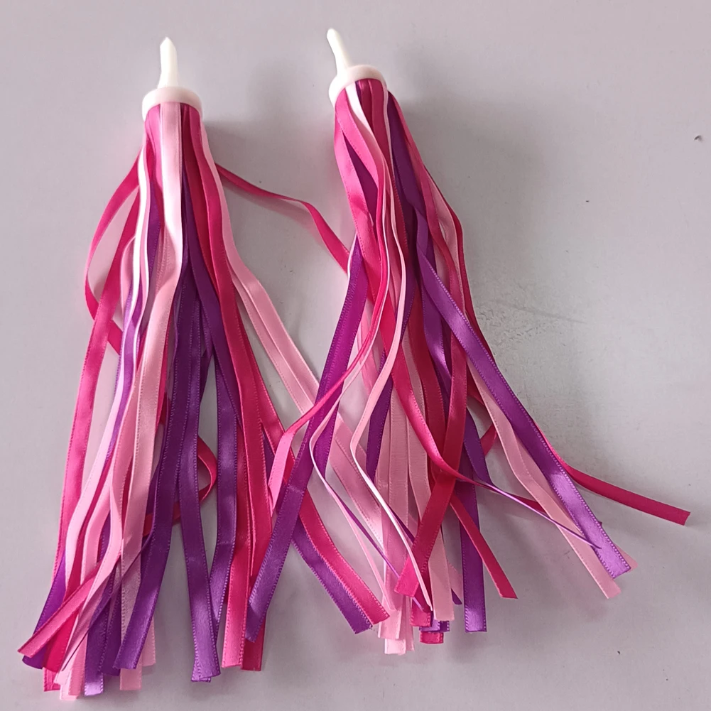 2pcs Bicycle Handlebar Color Tassel Streamers Children Balance Bike Decor Ribbon bicycle handlebar,bike accessory