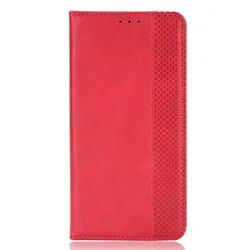 Elegant PU Leather Wallet Phone Case - Premium Anti-Fall Coque for Nokia X30 (Red)