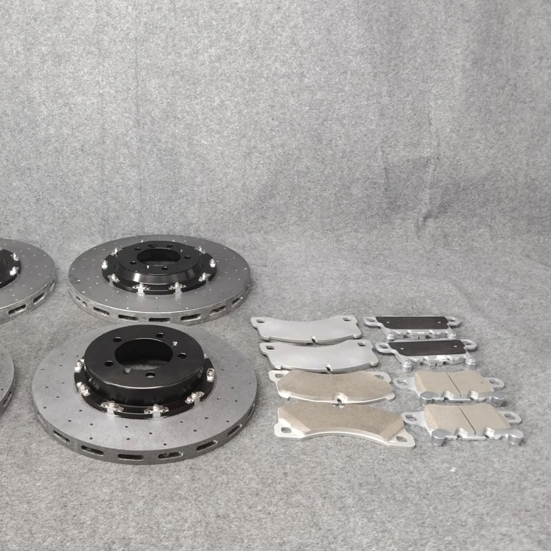 Carbon Ceramic Brakes Disc 355mm-440mm Floating Screw Disk Rotors Kits for Golf 4 5 MK6 GTI CC Scirocco Tiguan Touran
