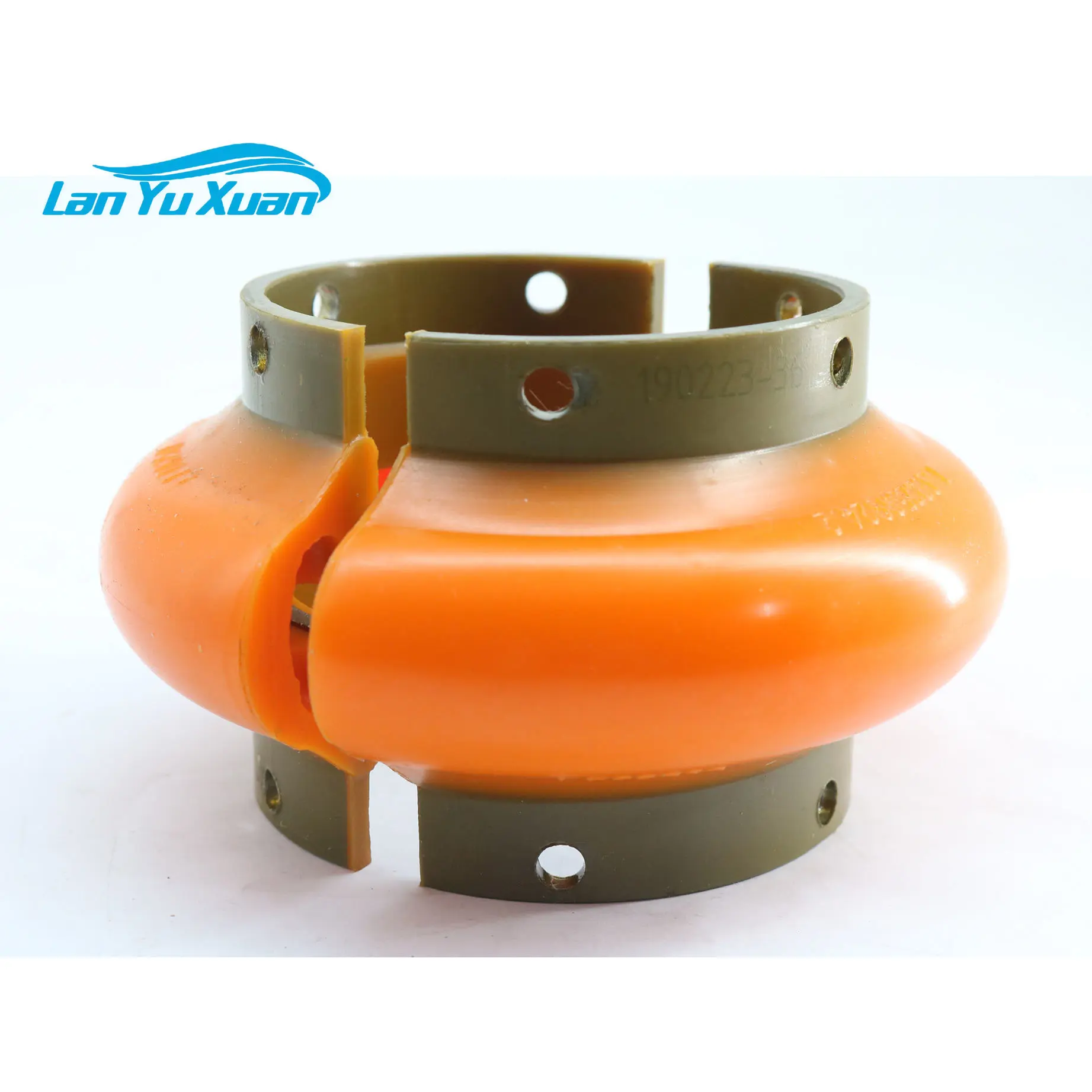Orange Color boat engine shafting rubber elastic coupling E10 70degree 5.3177E for screw air compressor