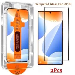 2 Pack HD Clear Screen Protector with Auto Dust Removal Tempered Glass for 2 Pieces
