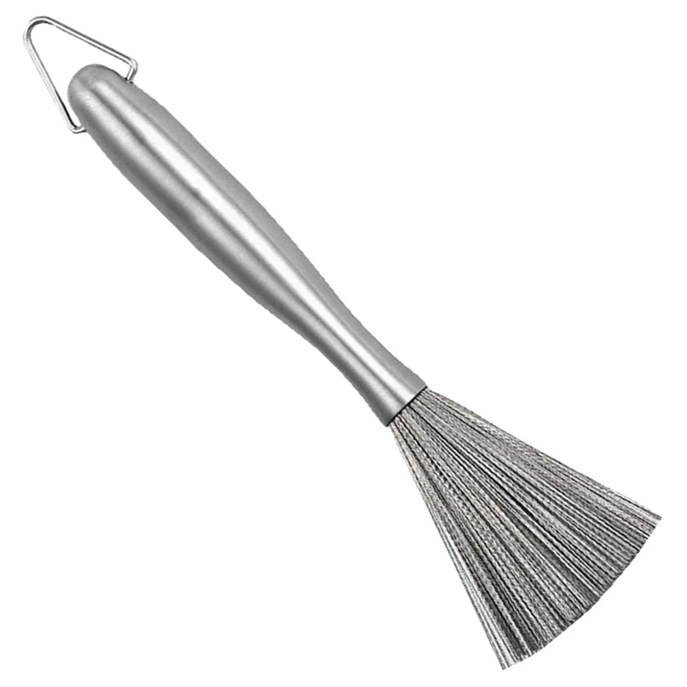 

Cookware Scrubber Brush Stainless Steel Cookware Steel Wire Cleaning Brush Flexible Metal Cleaning Brushes For Household Kitchen