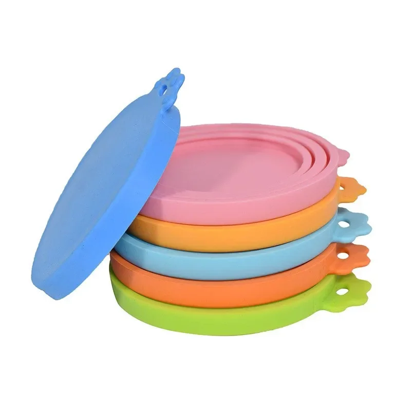 Reusable Silicone Pet Can Lid - Keeps Food Fresh and Odor-Free