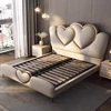 Princess New Chinese Beds Minimalist Lazy Design Comfortable Beds Storage European Aesthetics Wood Cama De Casal Home Furniture 4 Princess New Chinese Beds Minimalist Lazy Design Comfortable Beds Storage European Aesthetics Wood Cama De Casal Home Furniture 4