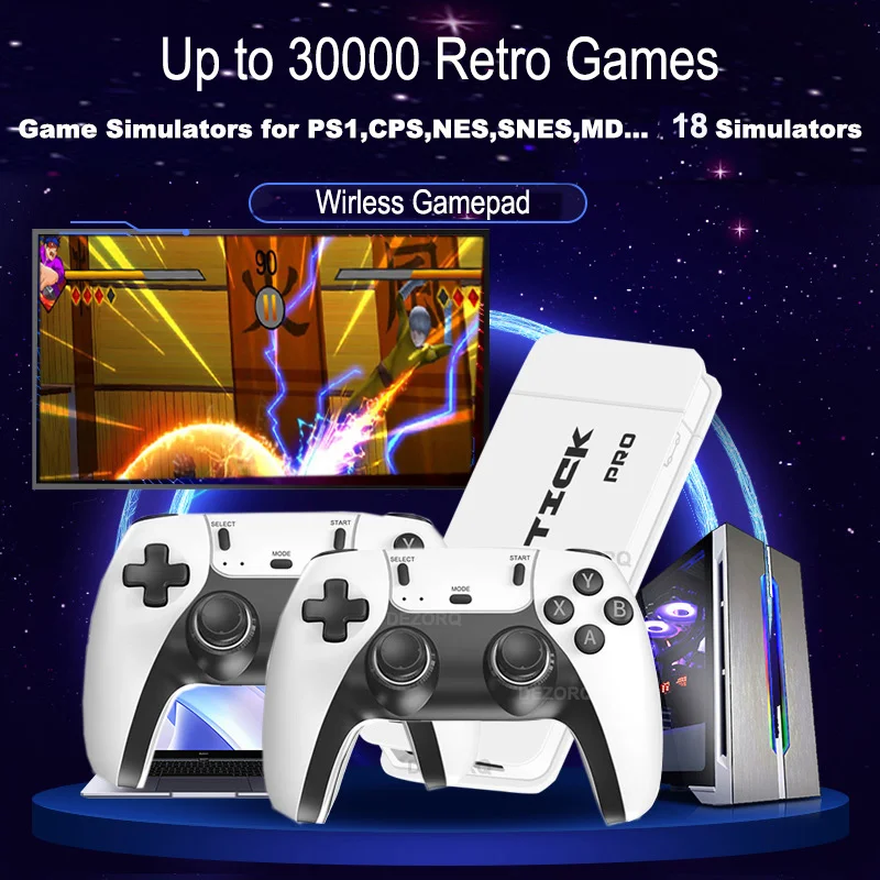 4K HD M15 Retro Video Game Stick Console Handheld Game Player Built In 20000 Games for Arcade video game console game console video game stick game console kit