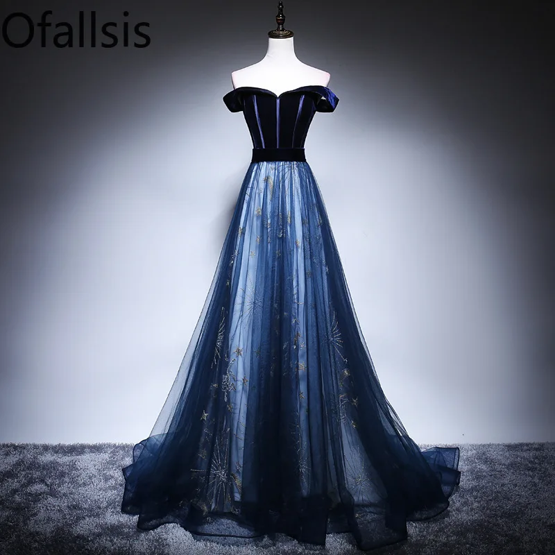 

Ofallsis One Shoulder Evening Dress 2024 Summer New Vintage Elegant Banquet Length Simple Elegant Noble Party Dresses Female
