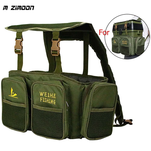 Fishing Backpack For Seat Box Nylon Bait Box Storage Bag Multifunctional  Backpack For Fishing Bucket Stool Bait Box Carrier - AliExpress