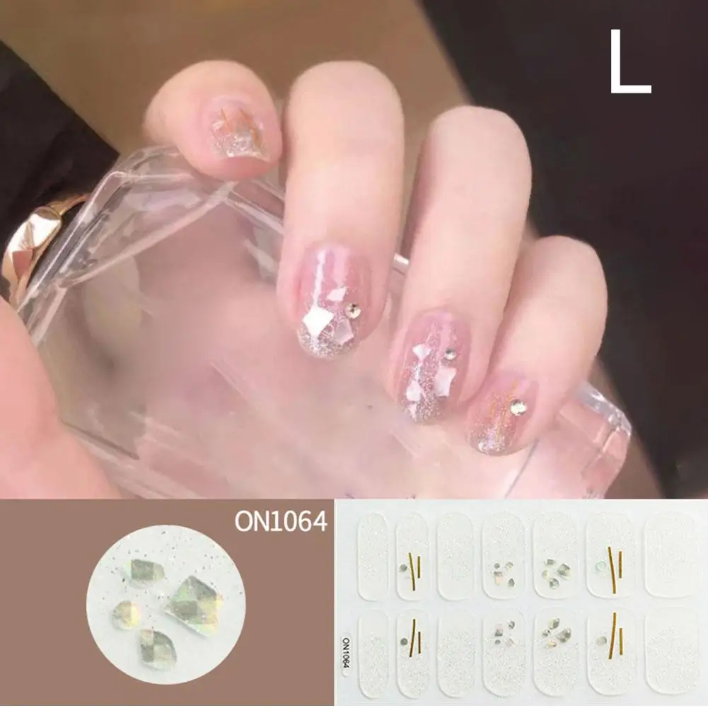 패션 투명 고양이 마그네틱 반경화 젤 네일 스티커, UV/LED 베이킹 램프 젤 네일 페이스트 랩 젤 광택제 컬러 디자인