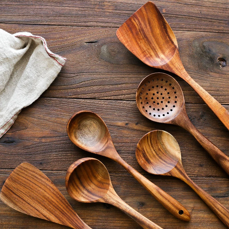 Wood Spatula Kitchen Accessories Non-Stick Cookware Cooking Tools Gift Wooden Shovel Kitchen Tool Cooking Utensil Tool