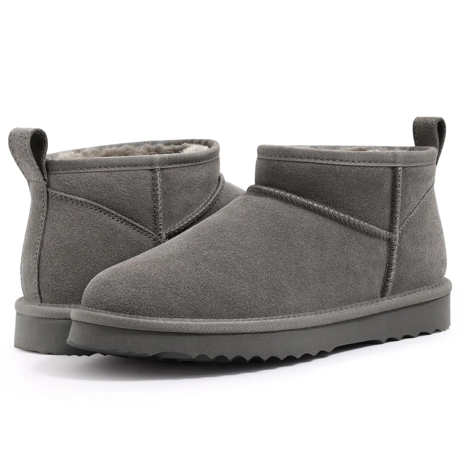 Genuine Suede Women Winter Ankle Boots