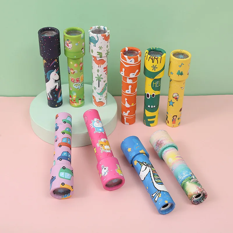 1PCS randomly rotating kaleidoscope with different patterns magic children's birthday party toys