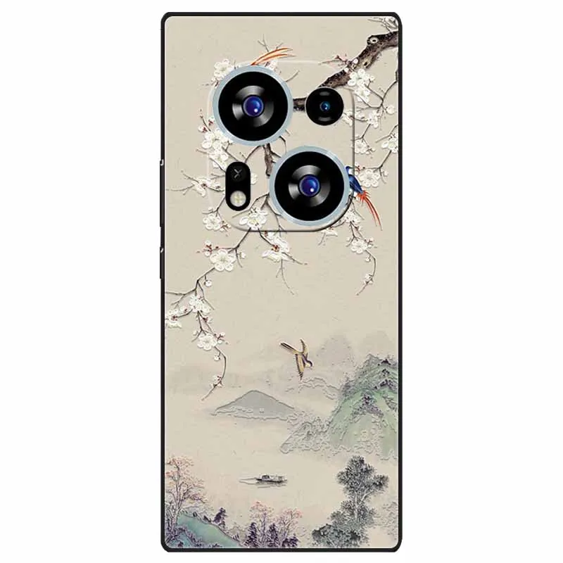 Charming 3D Relief Soft TPU Silicone Phone Case for Tecno Phantom X2 Series