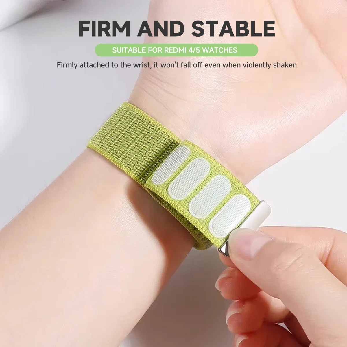Breathable Nylon Braided Loop Sports Bracelet Band