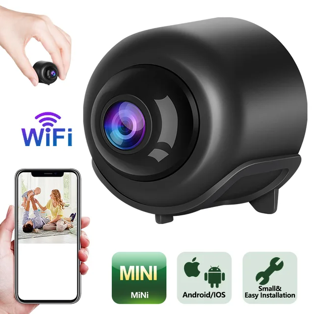 X5 Mini caméra Wifi caméra claire Vision nocturne léger Portable Premium caméras détection de mouvement caméra de Surveillance 1