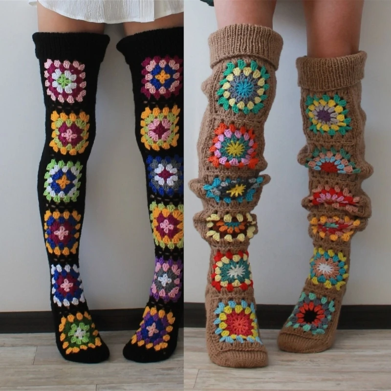 

Vintage Over Knee High Long Leg Stockings Long Winter Long Boot Leg Warmer