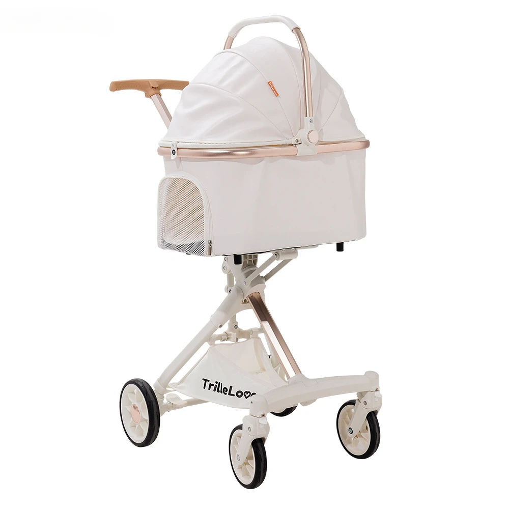 Lightweight Pet Stroller for Cats and Small Dogs, Portable Foldable Dog Carrier Bag, Premium Pet Outdoor Travel Vehicle