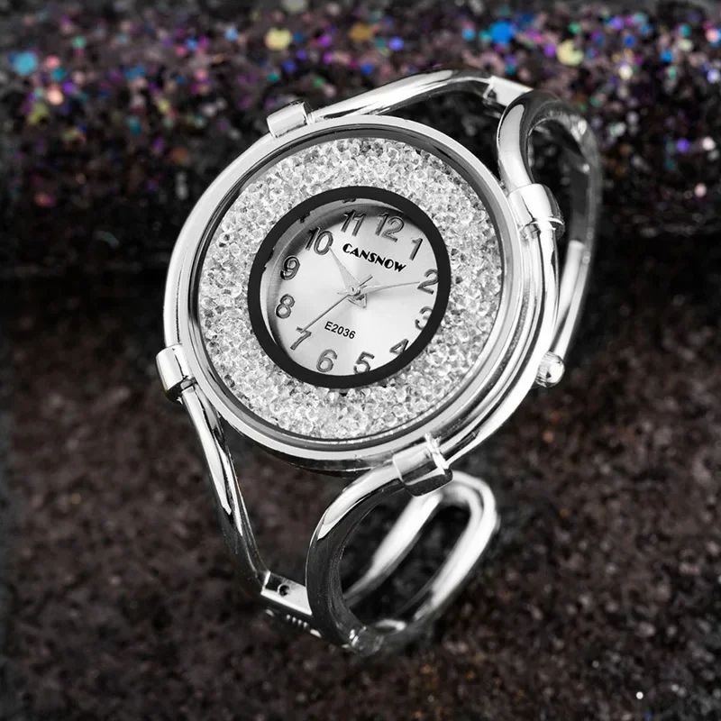Women Watches Fashion Ladies Luxury Gold Silver Bracelet Casual Dress Watch Quartz Clock Wrist Watch Hodinky Reloj Mujer 4