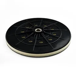 Sanding Backup Pad 9inch 215mm 10hole Sanding Disc Drywall Sander Hook And Loop Polishing Plate Blue PP With 6mm Thread Tool