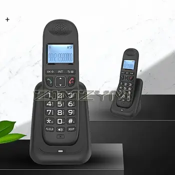 Expandable Cordless Telephone Handheld Telephone Digital Cordless Telephone Supports 16 Languages,Caller ID function,Hands-free