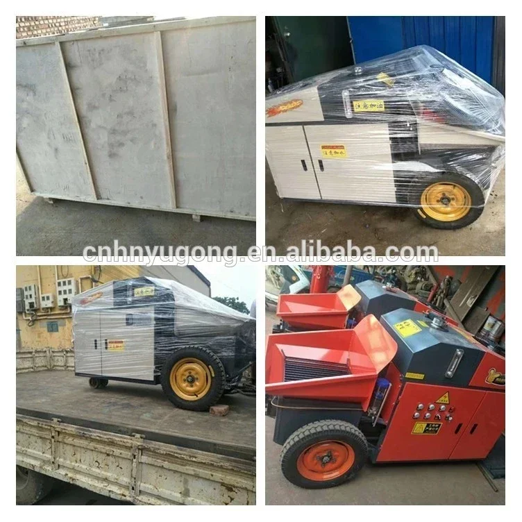 Foam Mixer hine Diesel Mini Concrete Pump For Sale 4