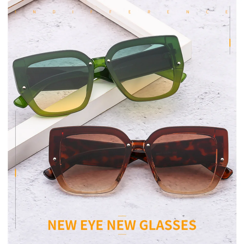 

Men's Sunglasses Sun Protection Uv Protection Fashion Personality Classic Red Green Striped Sunglasses Women's Driving Commuter