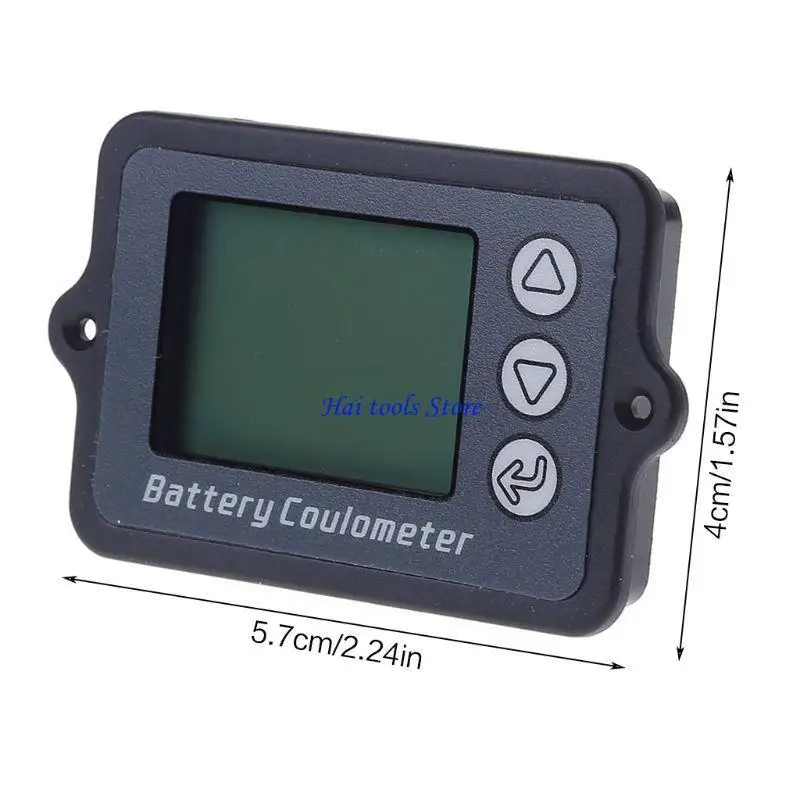 X37E TK15 5-50A 8-120V 쿨롱 미터(쉘 전기 자동차 배터리 표시기 포함..
