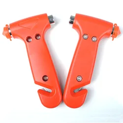 Dual Function Car Safety Tool: Emergency Hammer & Seat Belt Cutter (B type 2pcs)