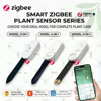 Zigbee Soil Moisture Detector Temperature Humidity Meter Smart Soil Tester Moisture Sensor Remote Monitor For Home Assistant Z2M