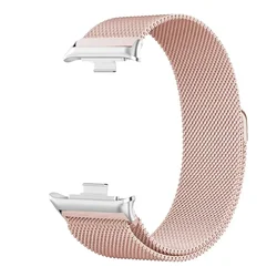 Elegant Milanese Loop Mesh Strap Bracelet for Smartwatch Accessories (Barbie powder)