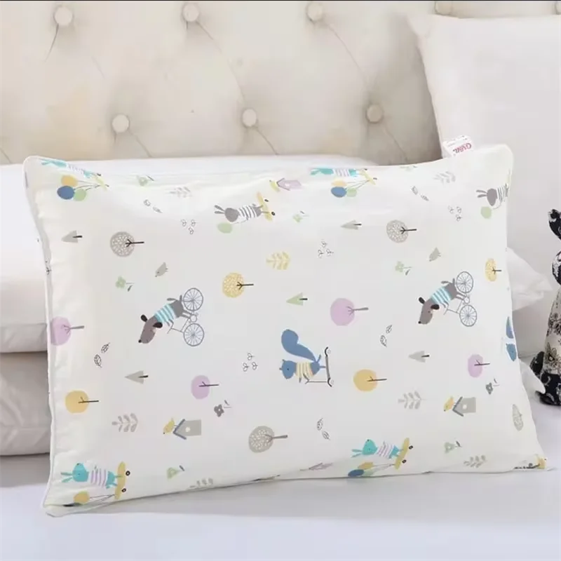 Cotton Children's Pillowcase Size Single Piece Cartoon Pattern Four Season Not including Pillow
