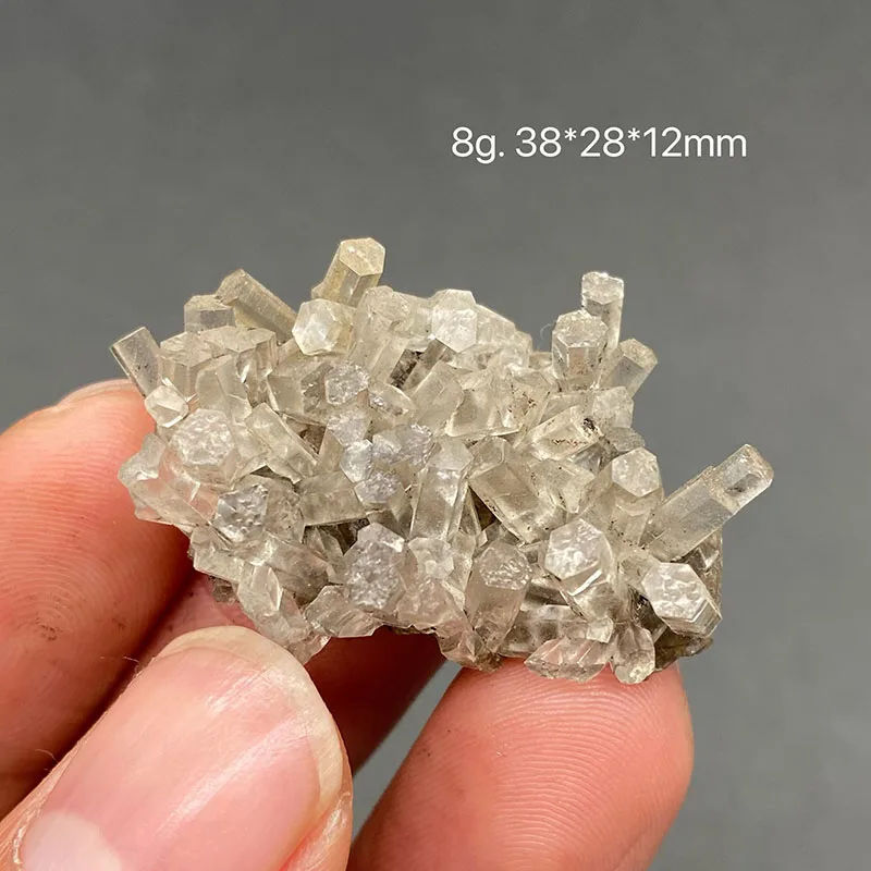 100% natural columnar transparent calcite raw stone mineral specimen healing crystal collection