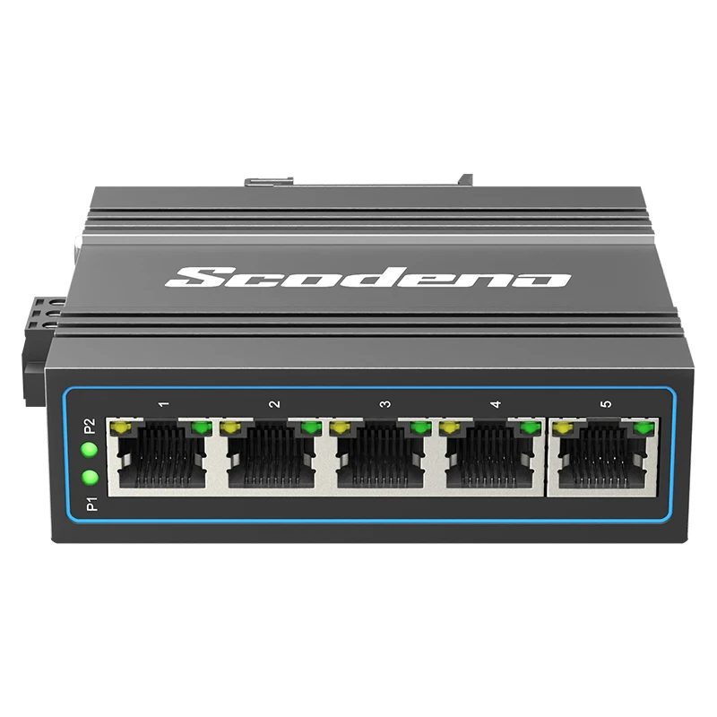 descontrolado, 5, 8, 16 portas, 10 Mbps, 100Mbps, trilho DIN