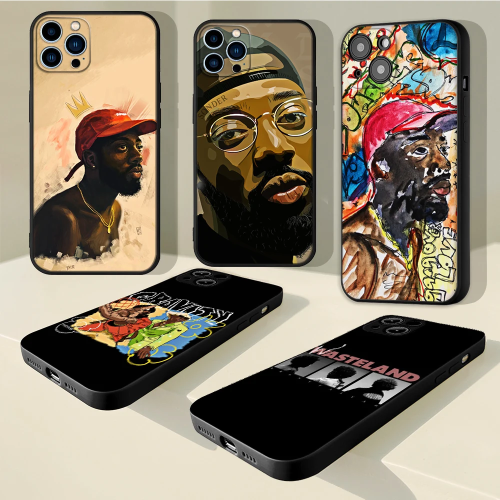 For Iphone 14 Riccu Brent Faiyaz Singer Phone Case Iphone 14 11 12 Pro 8 7 Plus X 13 Pro Max Se2020 6 Plus Xr Xs 13 Covers